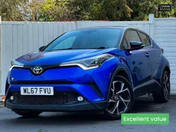 Blue Used 2017 Toyota C-HR SUV | £10,495 (A bit pricey)