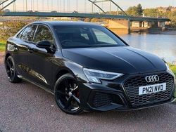 Black Used 2021 Audi A3 S-Line Sedan | £17,999 (Fair price)