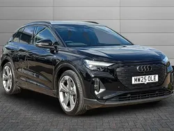 Mythos black Used 2025 Audi Q4 e-tron Black Edition SUV | £36,595 (Good price)