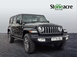 Black New 2025 Jeep Wrangler Sahara SUV | £51,995 (Good price)