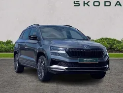 Graphite grey metallic Used 2024 Skoda Karoq SportLine SUV | £25,870 (Fair price)