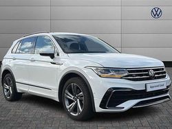 White Used 2023 VW Tiguan R-line Edition SUV | £26,999 (Fair price)