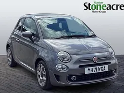 Grey Used 2021 Fiat 500 Sport Hatchback | £10,895 (Fair price)