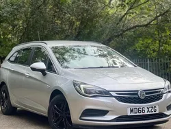 Silver Used 2017 Vauxhall Astra Design Edition Estate | £2,490 (Good price)