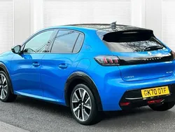 Blue Used 2020 Peugeot e-208 GT-line Hatchback | £11,504 (Fair price)
