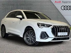 Ibis white, solid Used 2020 Audi Q3 S-Line SUV | £24,995 (Fair price)