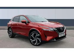 Red Used 2022 Nissan Qashqai Tekna+ SUV | £22,380 (A bit pricey)