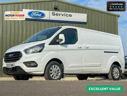 White Used 2023 Ford Transit Custom Limited Van | £17,849 (Fair price)