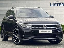 Black Used 2021 VW Tiguan R-line SUV | £27,261 (A bit pricey)
