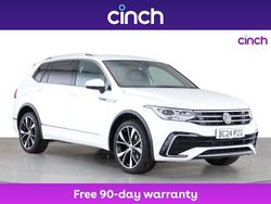 White Used 2024 VW Tiguan Allspace R-line SUV | £32,949 (A bit pricey)