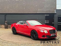 Red Used 2013 Bentley Continental GT Convertible Cabriolet | £40,000
