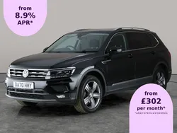 Black Used 2020 VW Tiguan Allspace SEL SUV | £20,840 (Fair price)