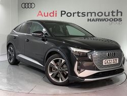 Black Used 2022 Audi Q4 Sportback e-tron S-Line SUV | £27,490