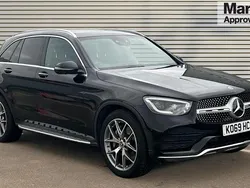 Black Used 2020 Mercedes GLC300 AMG Line Premium Estate | £29,411 (Fair price)