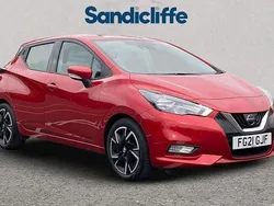Red Used 2021 Nissan Micra Acenta Hatchback | £10,476 (Fair price)