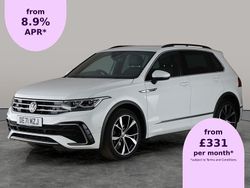White Used 2021 VW Tiguan R-line SUV | £22,649 (Good price)