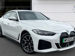 White Used 2022 BMW i4 M Sport Sedan | £29,806 (Fair price)