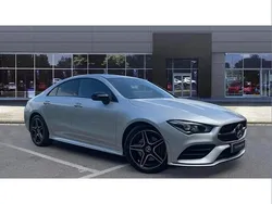 Silver Used 2023 Mercedes CLA220 AMG Line Premium Sedan | £28,177 (Fair price)