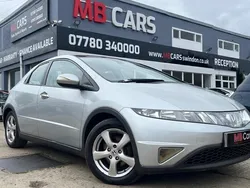 Silver Used 2009 Honda Civic ES Hatchback | £2,990 (Fair price)