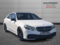 White Used 2015 Mercedes E63 AMG Sedan | £20,750