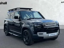 Metallic santorini black Used 2023 Land Rover Defender HSE SUV | £56,289 (Good price)