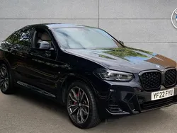 Black Used 2022 BMW X4 M Sport SUV | £40,490 (Fair price)