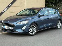 Blue Used 2019 Ford Focus Titanium Hatchback | £6,795 (Fair price)