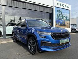 Race blue metallic Used 2021 Skoda Kodiaq SportLine SUV | £28,795 (Fair price)