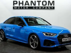 Blue Used 2021 Audi A4 Black Edition Sedan | £19,990 (Expensive)