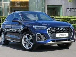 Blue Used 2022 Audi Q5 S-Line SUV | £27,250 (Good price)