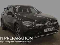 Black Used 2020 Mercedes GLC300 AMG line Estate | £26,420 (Fair price)