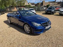 Blue Used 2016 Mercedes E220 AMG line Cabriolet | £15,795 (Fair price)