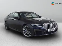 Black Used 2021 BMW 730 M Sport Sedan | £33,475 (Fair price)