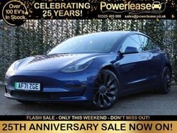 Blue Used 2021 Tesla Model 3 Performance Sedan | £19,989 (Fair price)