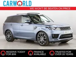 Blue Used 2021 Land Rover Range Rover Sport HSE Dynamic SUV | £34,986 (Good price)