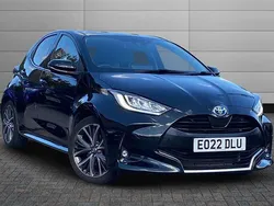 Black Used 2022 Toyota Yaris Hybrid Hatchback | £19,495 (A bit pricey)