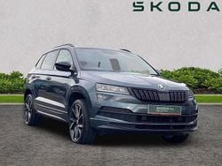 Quartz grey metallic Used 2021 Skoda Karoq SportLine SUV | £20,270 (Good price)