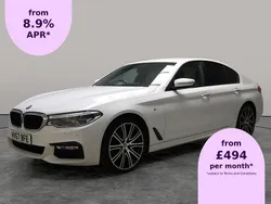 White Used 2017 BMW 540 M Sport Sedan | £25,543 (Fair price)