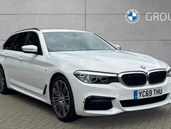 Alpine white Used 2019 BMW 520 M Sport Estate | £21,650 (Fair price)