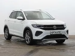 White Used 2024 VW T-Cross R-line SUV | £24,991 (Expensive)
