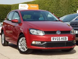 Red Used 2015 VW Polo SE Hatchback | £9,495 (A bit pricey)