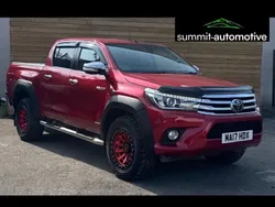 Red Used 2017 Toyota HiLux Pickup | £14,490 (Good price)