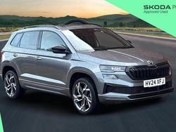 Graphite grey metallic Used 2024 Skoda Karoq SportLine SUV | £25,600 (Fair price)