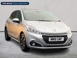 Silver Used 2018 Peugeot 208 Allure Premium Hatchback | £6,399 (Fair price)