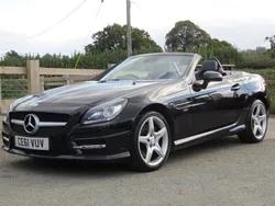 Black Used 2011 Mercedes SLK200 AMG Cabriolet | £6,495 (Fair price)