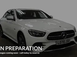 White Used 2021 Mercedes E300 AMG line Hatchback | £23,720