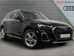 Black Used 2022 Audi Q5 S-Line SUV | £32,351 (Fair price)