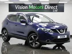 Blue Used 2016 Nissan Qashqai N-TEC SUV | £5,980 (Good price)