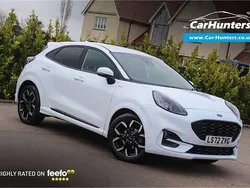 White Used 2022 Ford Puma Gen-E ST-Line X SUV | £16,495
