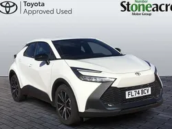 White Used 2024 Toyota C-HR Design SUV | £27,500 (Fair price)